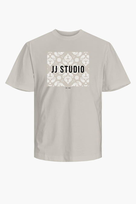 T-shirt (korte mouwen) Beige - ORIGINALS BY JACK & JONES