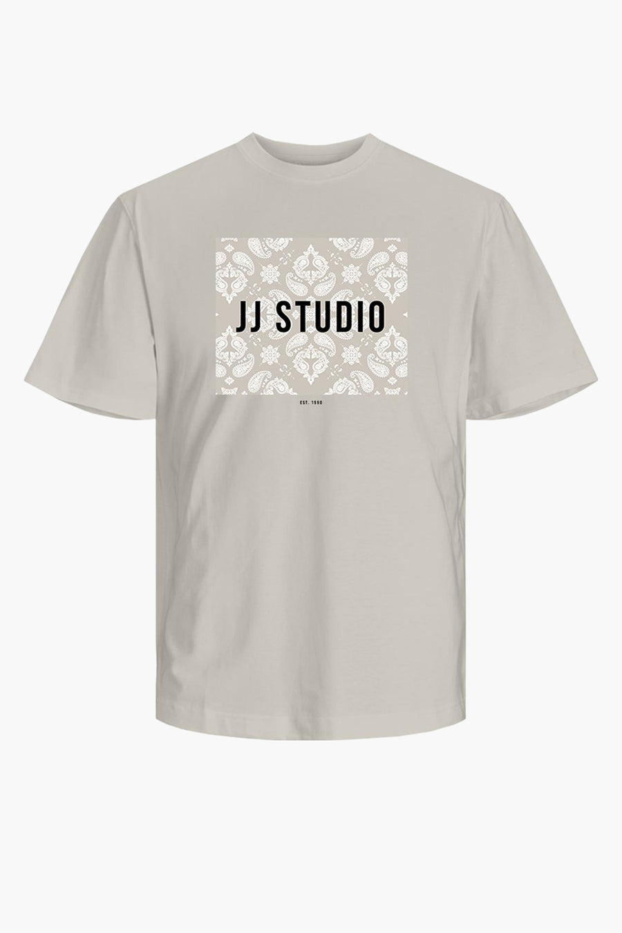 T-shirt met korte mouwen - beige - ORIGINALS BY JACK & JONES