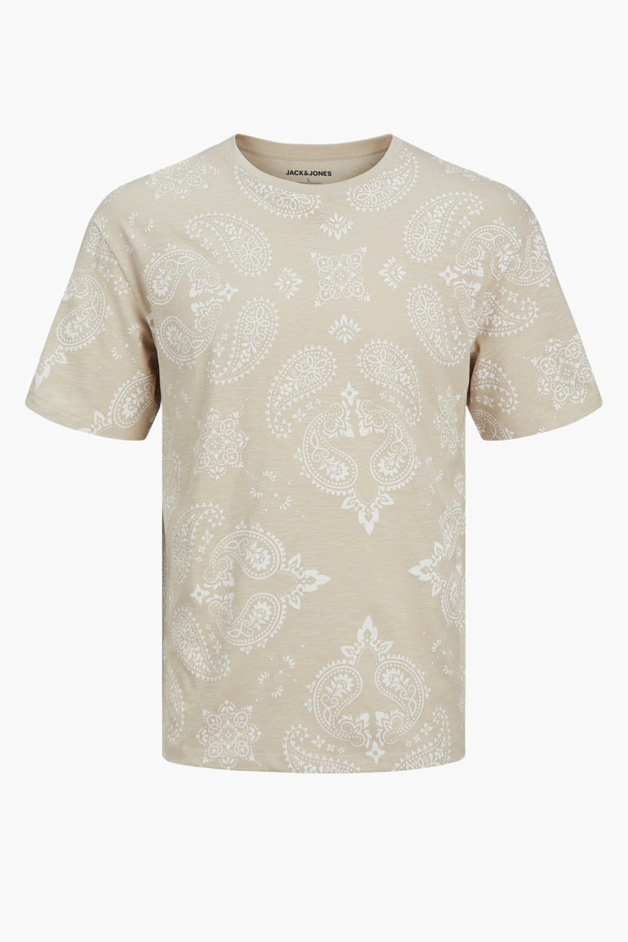 T-shirt met korte mouwen - ecru - ORIGINALS BY JACK & JONES