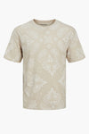 T-shirt (manches courtes) Écru - ORIGINALS BY JACK & JONES