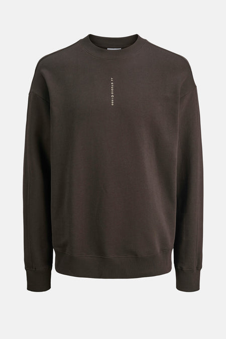 Sweat col O Brun - ORIGINALS BY JACK & JONES