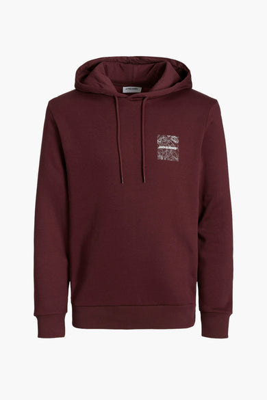 Sweat à capuche Rouge - ORIGINALS BY JACK & JONES