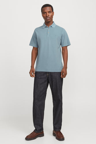 Polo met korte mouwen - blauw