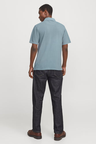 Polo met korte mouwen - blauw