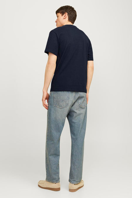 T-shirt (korte mouwen) Blauw - ORIGINALS BY JACK & JONES