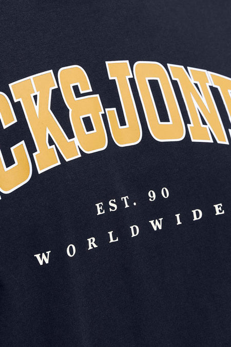 T-shirt (korte mouwen) Blauw - ORIGINALS BY JACK & JONES