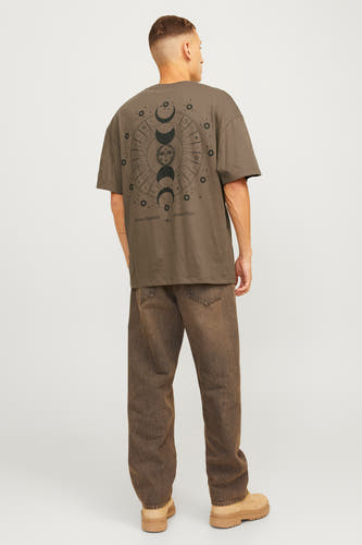 T-shirt met korte mouwen - bruin