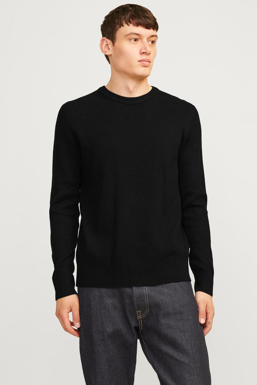 Pull met ronde hals - zwart - CORE BY JACK & JONES - 1