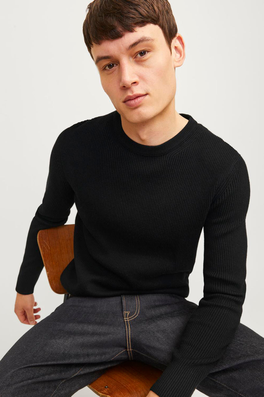 Pull met ronde hals - zwart - CORE BY JACK & JONES - 6