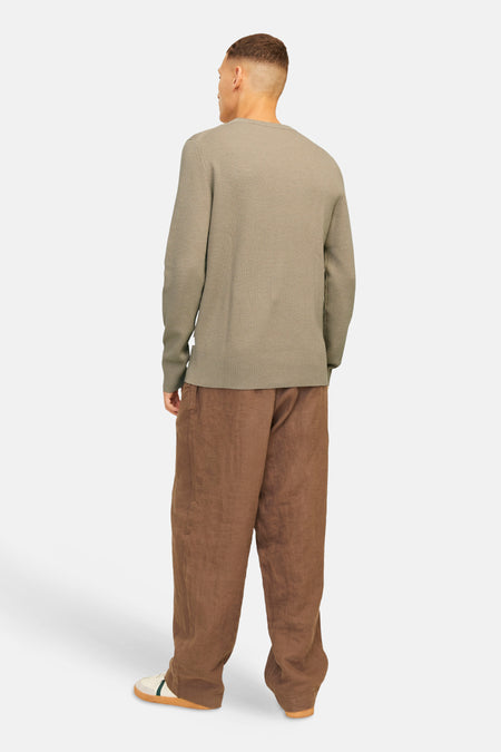 Trui met ronde hals beige - CORE BY JACK & JONES