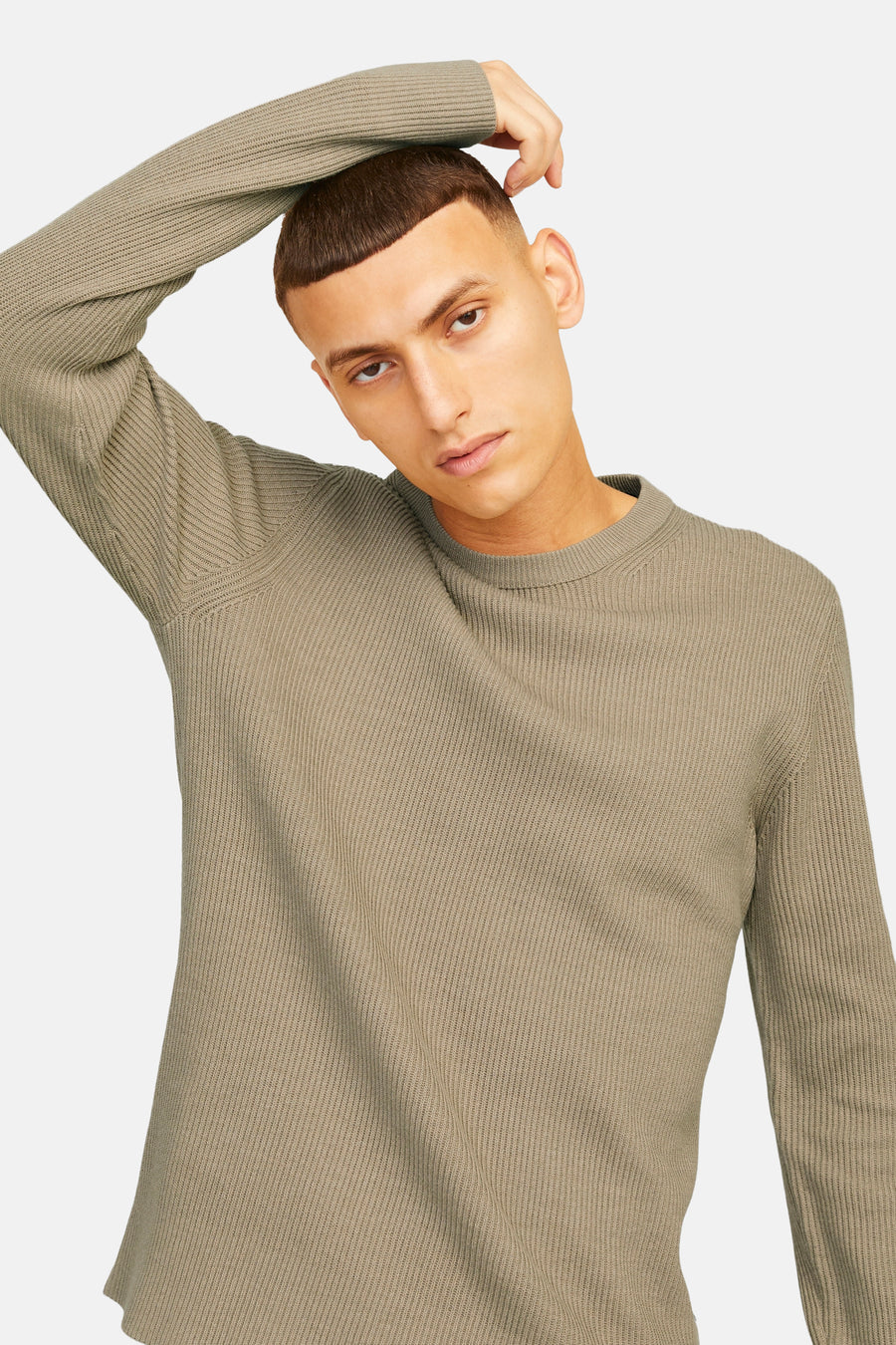 JJEPERFECT KNIT CREW NECK LN