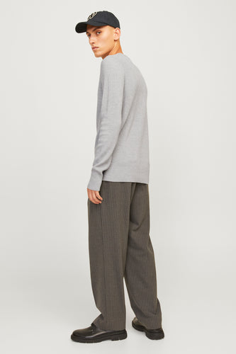 Pull à col rond - gris - CORE BY JACK & JONES