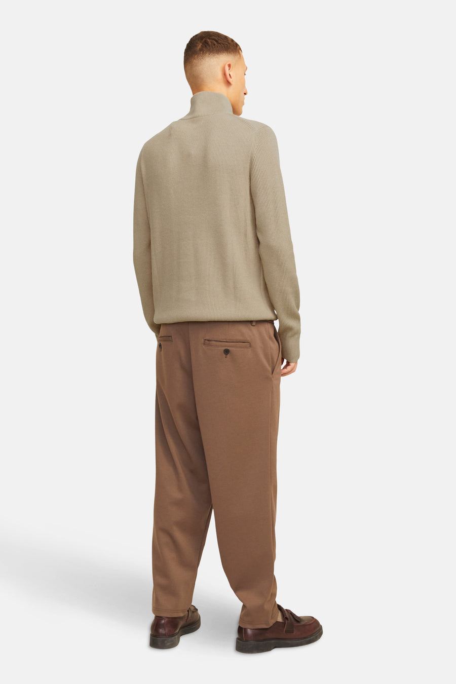 Trui met ronde hals beige - CORE BY JACK & JONES