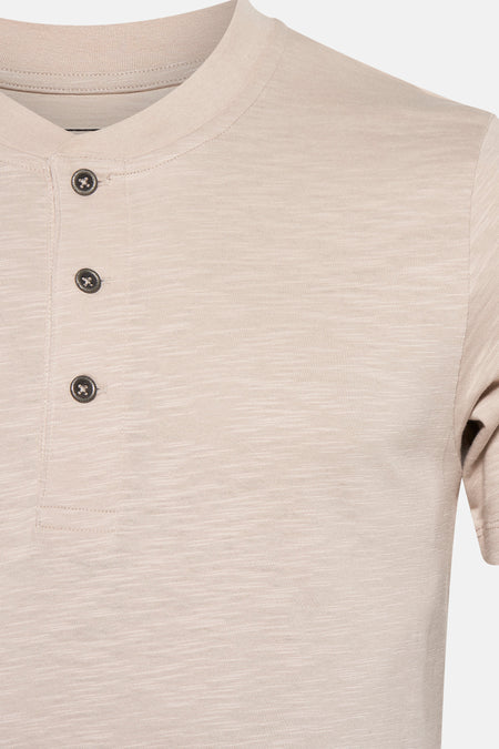 T-shirt met korte mouwen - beige