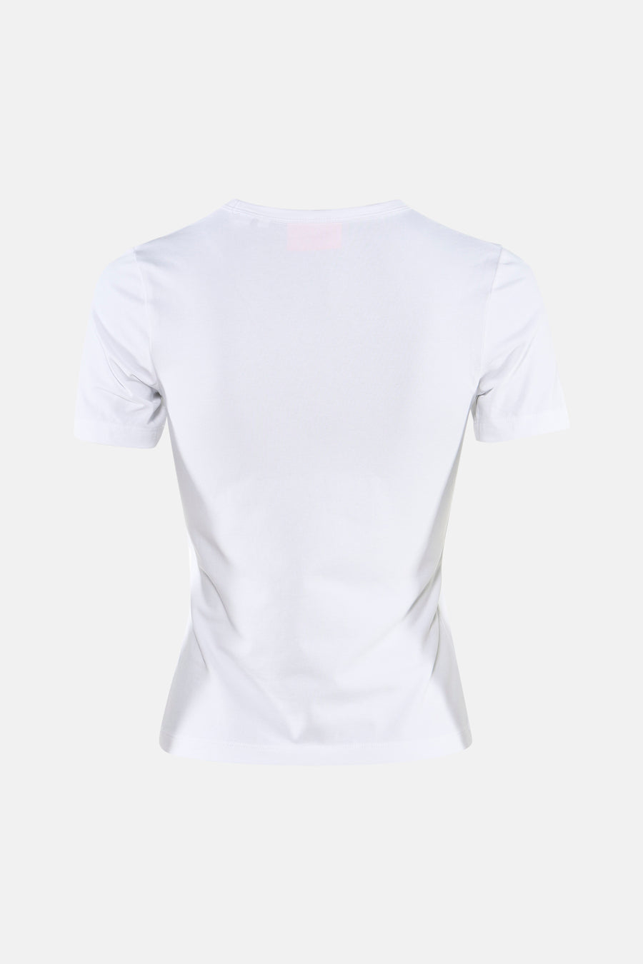 Witte korte mouwen t-shirt van JJXX, achterzijde, gladde stof, strak model, ronde halslijn