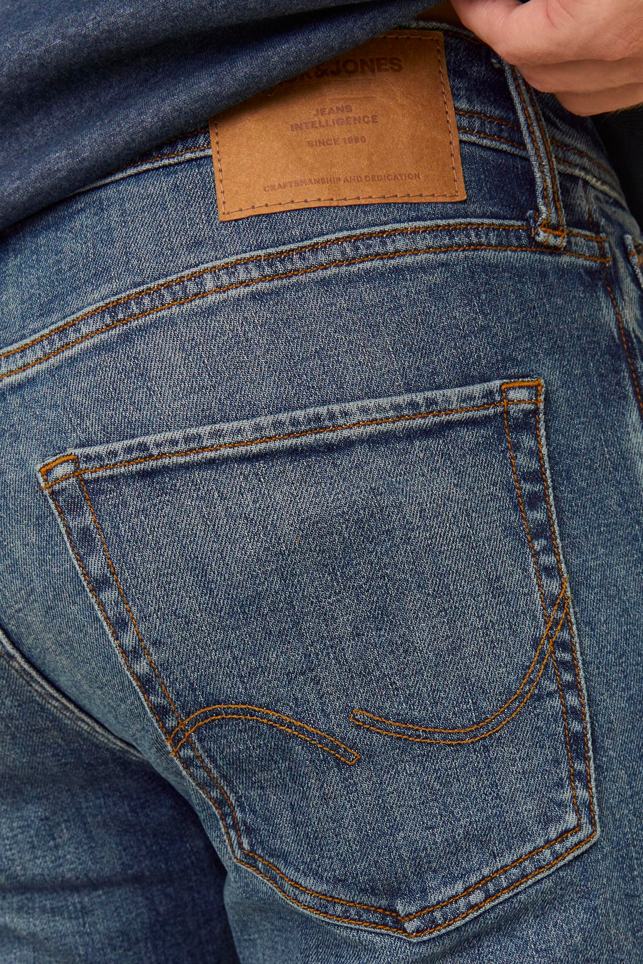 CLARK - dark blue denim - JACK & JONES JEANS INTELLIGENCE
