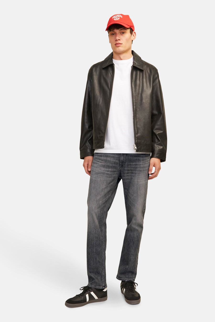 Jeans straight dark grey denim - JACK & JONES JEANS INTELLIGENCE - JACK & JONES JEANS INTELLIGENCE