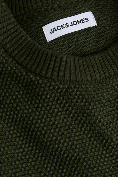 JJEGLOBE KNIT CREW NECK NOOS