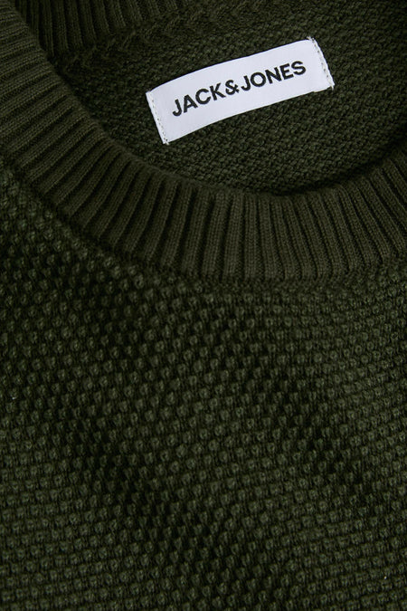 JJEGLOBE KNIT CREW NECK NOOS
