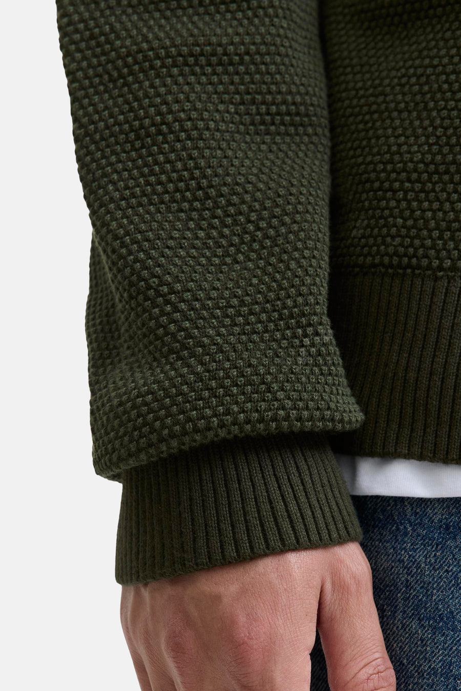 Pull à col rond - vert - CORE BY JACK & JONES