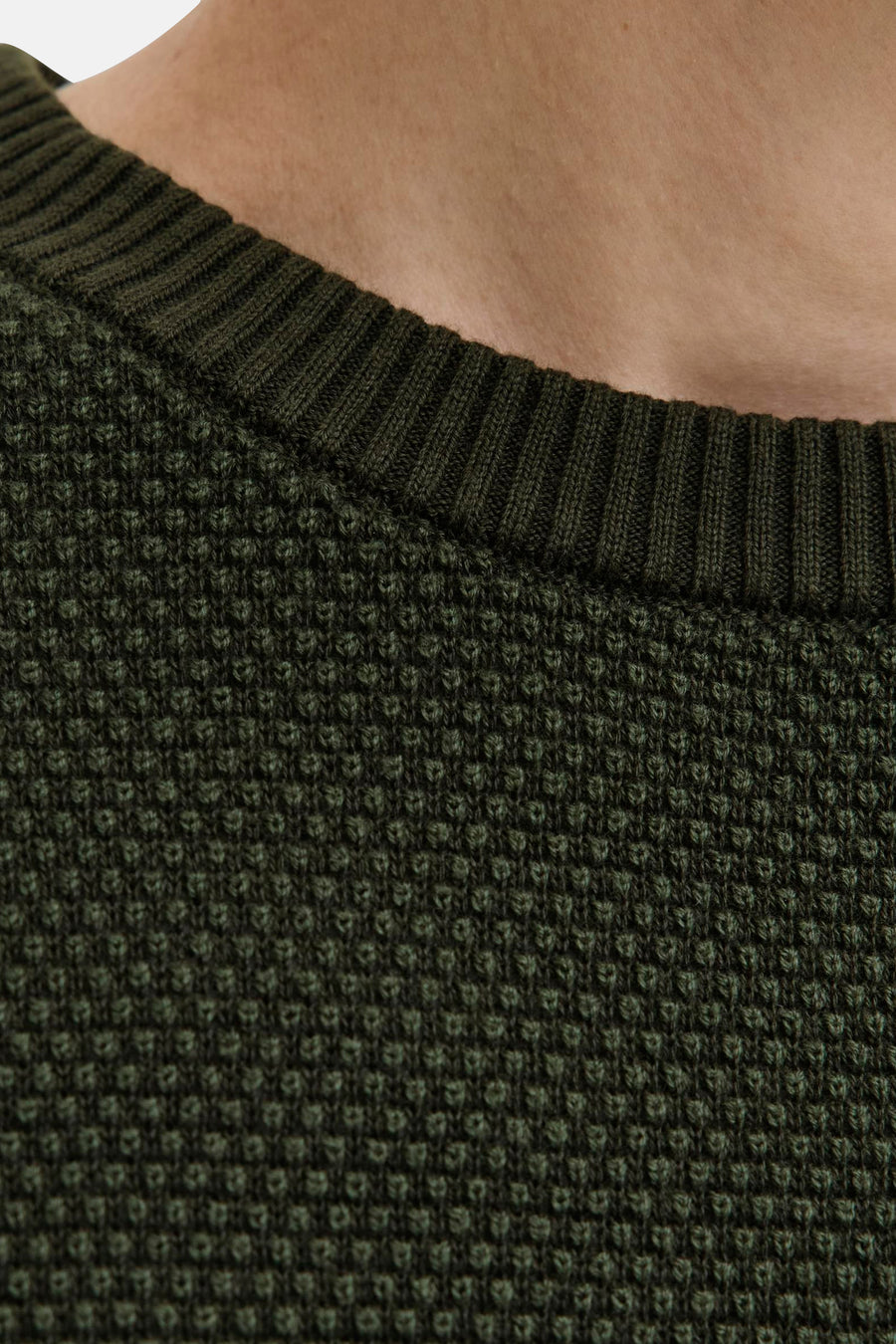 Pull à col rond - vert - CORE BY JACK & JONES
