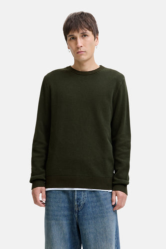 JJEGLOBE KNIT CREW NECK NOOS