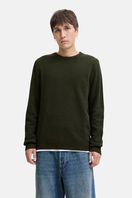 JJEGLOBE KNIT CREW NECK NOOS