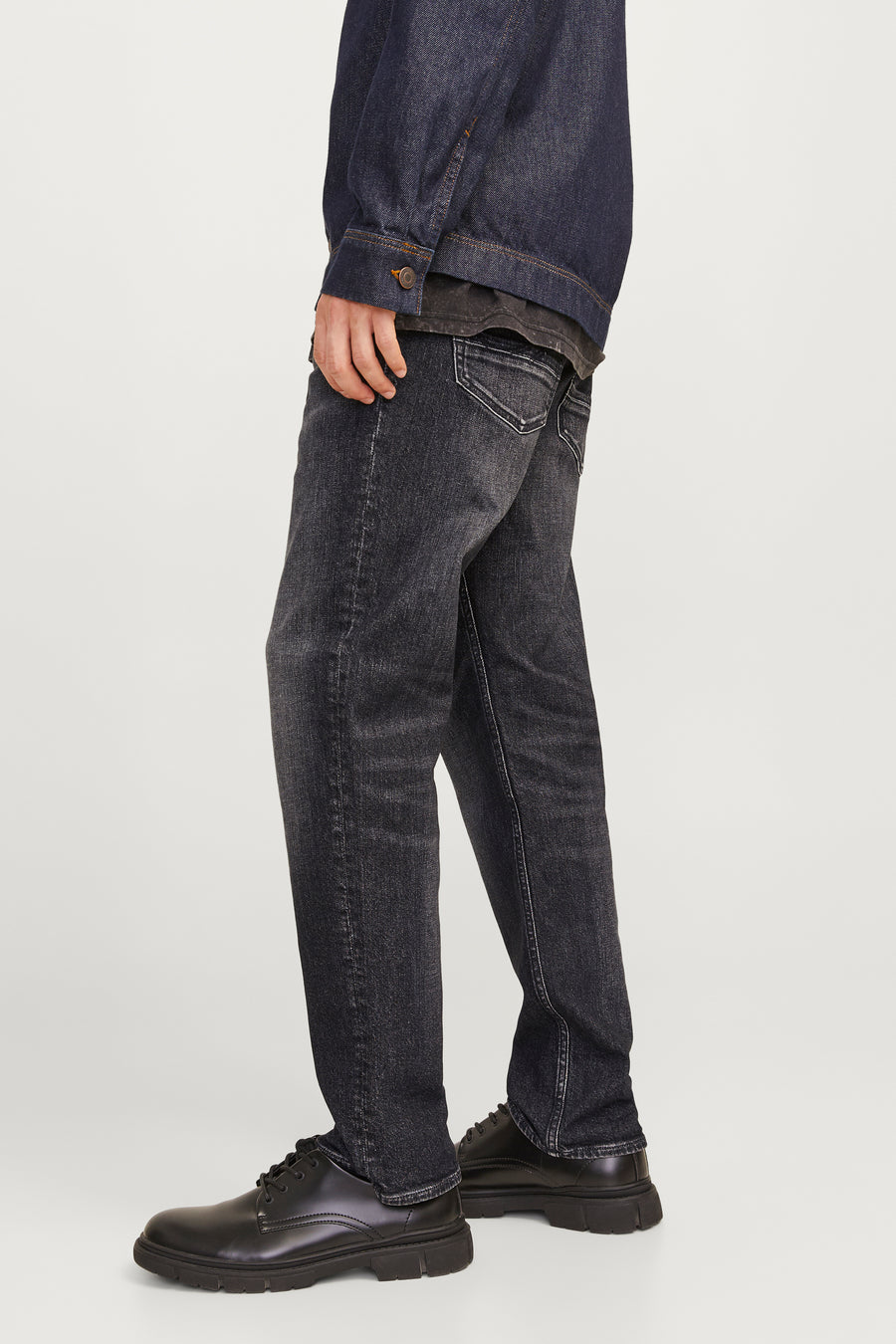 CLARK - dark grey denim - JACK & JONES JEANS INTELLIGENCE - 5