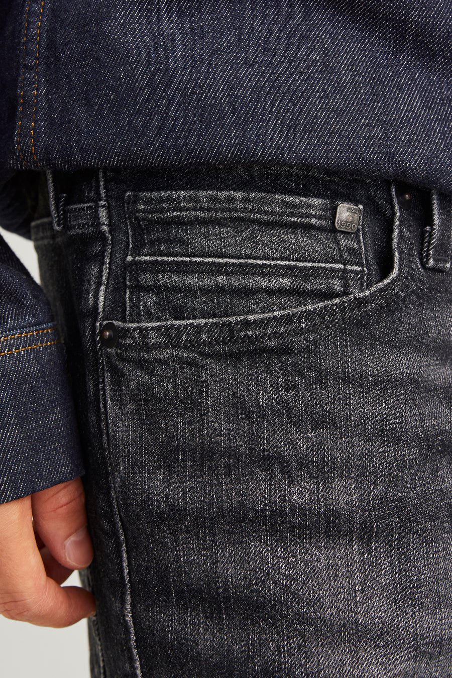 CLARK - dark grey denim - JACK & JONES JEANS INTELLIGENCE - 6