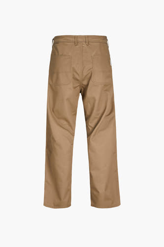 Beige broek van JACK & JONES JEANS INTELLIGENCE, gezien van achteren, met zakken.
