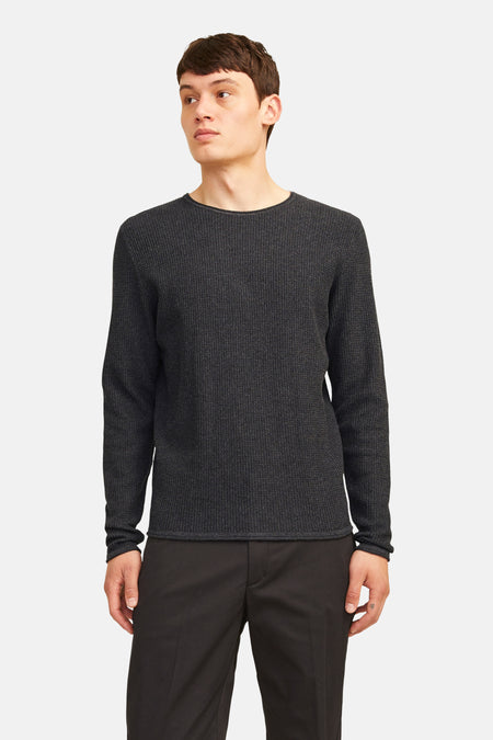 Pull col O Gris - PREMIUM BLUE by JACK & JONES