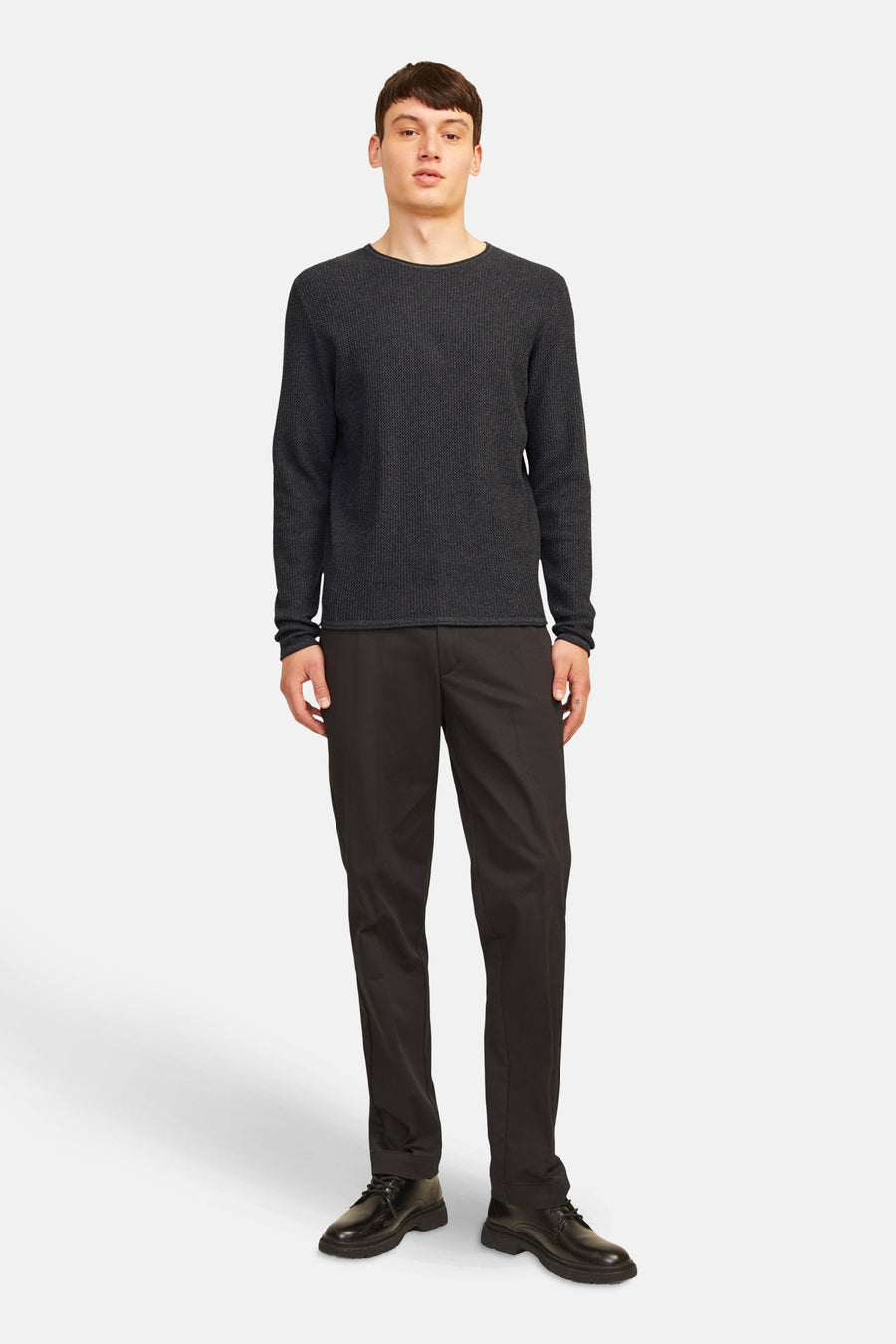 Pull met ronde hals - grijs - PREMIUM BLUE by JACK & JONES