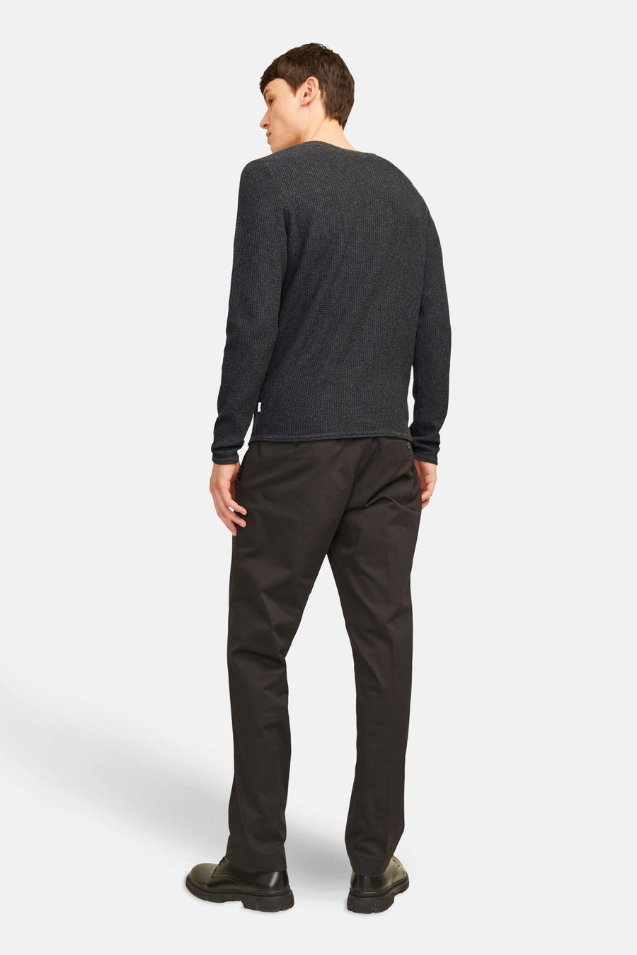 Pull met ronde hals - grijs - PREMIUM BLUE by JACK & JONES