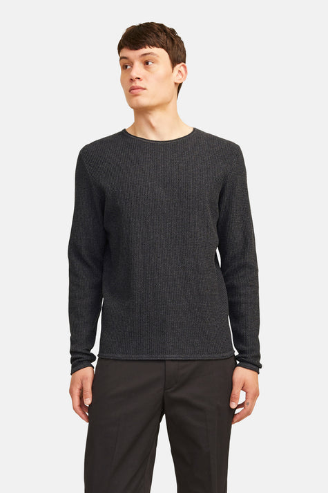 Pull col O Gris - PREMIUM BLUE by JACK & JONES