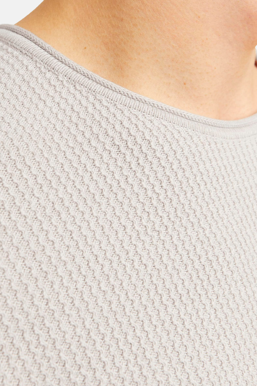 Pull met ronde hals - beige - PREMIUM BLUE by JACK & JONES