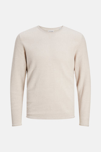 Pull met ronde hals - beige - PREMIUM BLUE by JACK & JONES