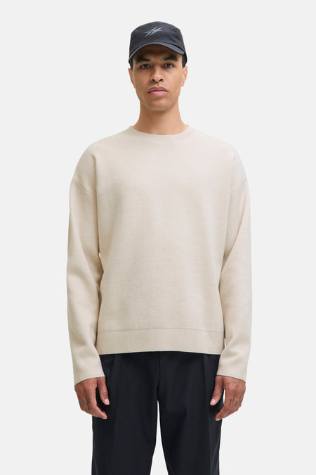 Pull col O Beige - PREMIUM by JACK & JONES
