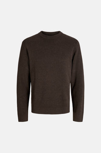 Pull col O brun - PREMIUM by JACK & JONES