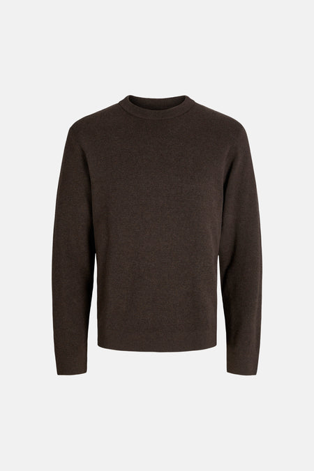 Pull col O - brun