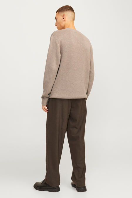 Pull col O Beige - PREMIUM by JACK & JONES
