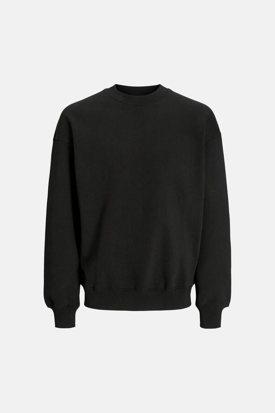 Zwarte sweater met ronde hals van ORIGINALS BY JACK & JONES, met lange mouwen en ribgebreide boorden.