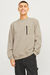 Sweater met ronde hals Beige - CORE BY JACK & JONES