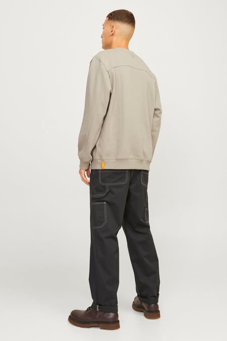 Sweater met ronde hals Beige - CORE BY JACK & JONES