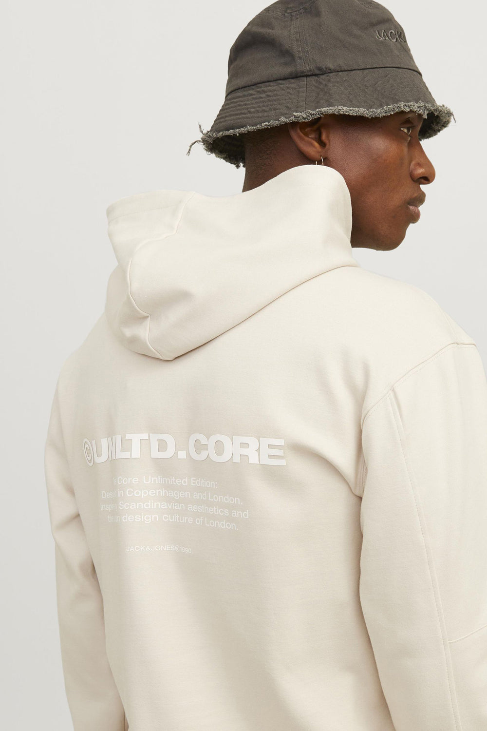 Sweater met kap Beige - CORE BY JACK & JONES