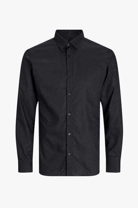 Hemd met lange mouwen - zwart