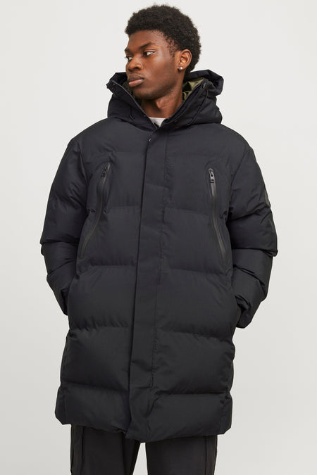 Jas (lang) Zwart - CORE BY JACK & JONES