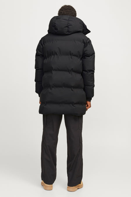 Jas (lang) Zwart - CORE BY JACK & JONES