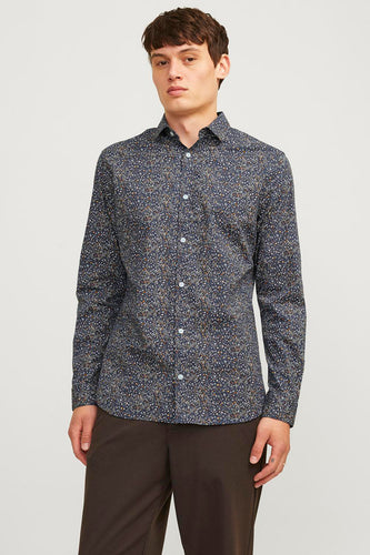 Chemise à manches longues - bleu