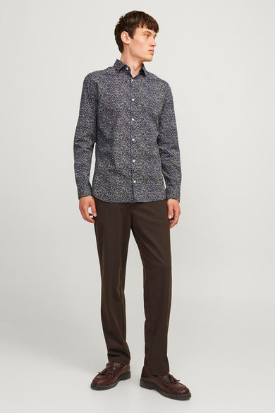 Hemd (lange mouwen) Blauw - PREMIUM by JACK & JONES