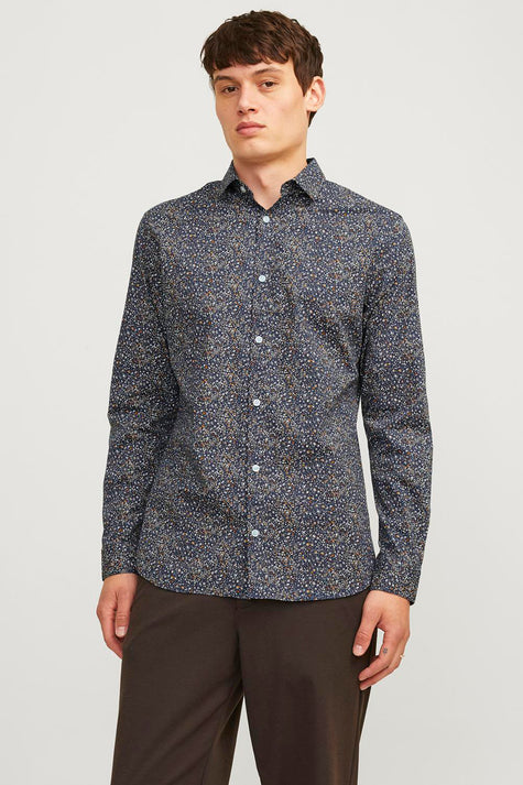 Chemise (manches longues) Bleu - PREMIUM by JACK & JONES